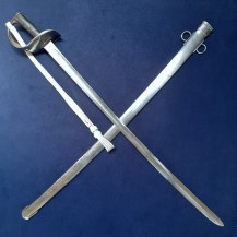 British 1890 Pattern Cavalry Troopers Sword, Duke of Lancasters Own Yeomanry and Army Service Corps 2